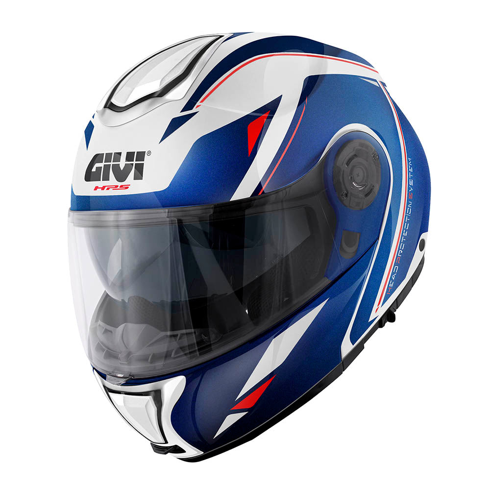 GIVI CASCO MODULAR X26 SQUARE BLANCO BRILLO AZUL ROJO