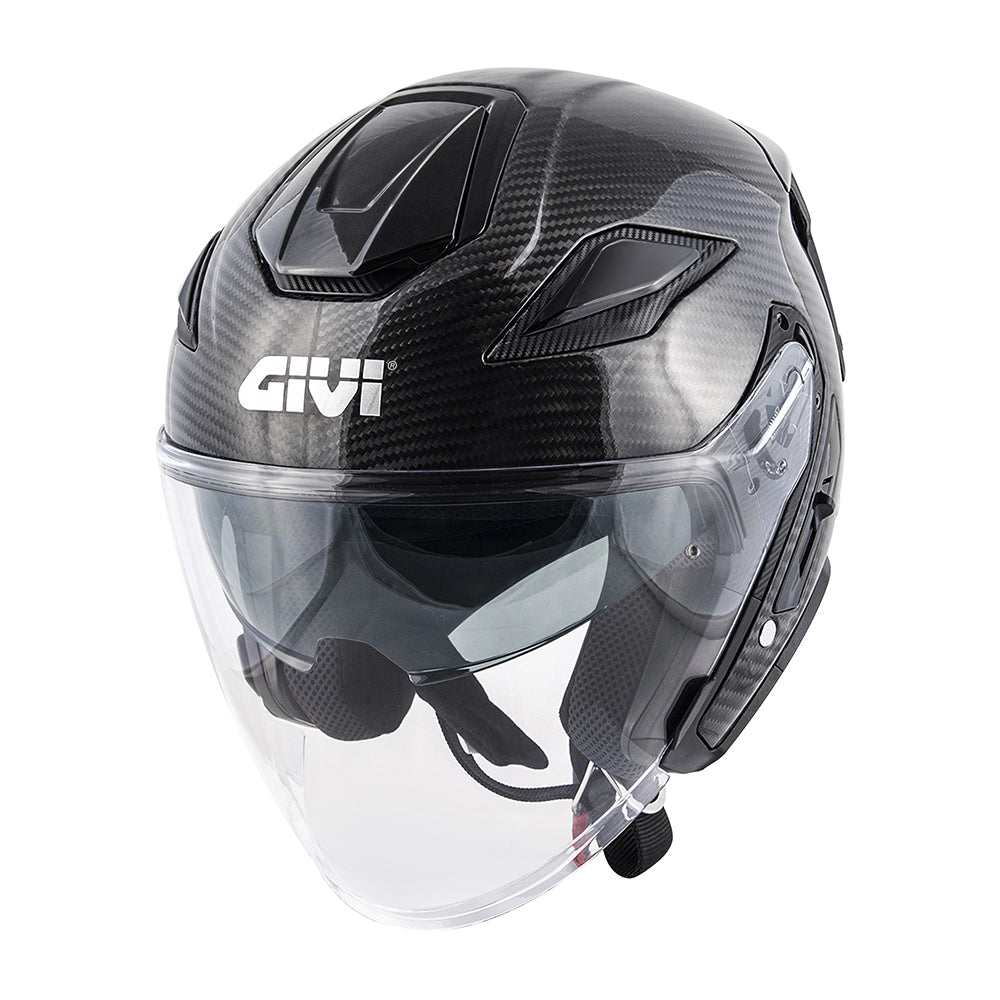 GIVI X29 CARBON Casco Jet Para Moto De Cara Abierta