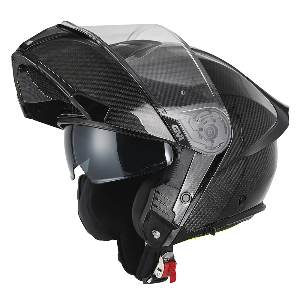 Givi X50 Flip Up Solid Carbon de motocicleta Casco modular - SECURTEX MOTOR S.L (t/a MaximoMoto)