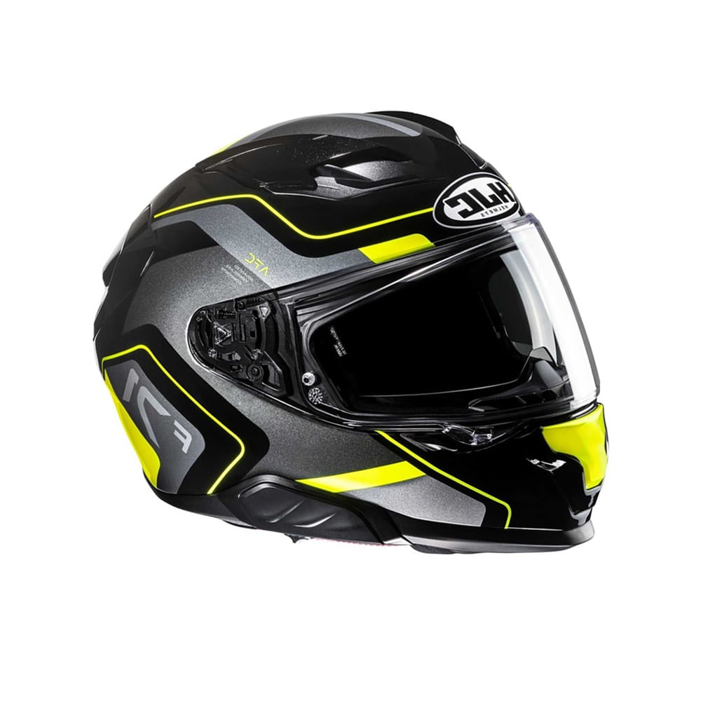 HJC F71 ARCAN MC3H gris amarillo turismo deportivo casco de moto 
