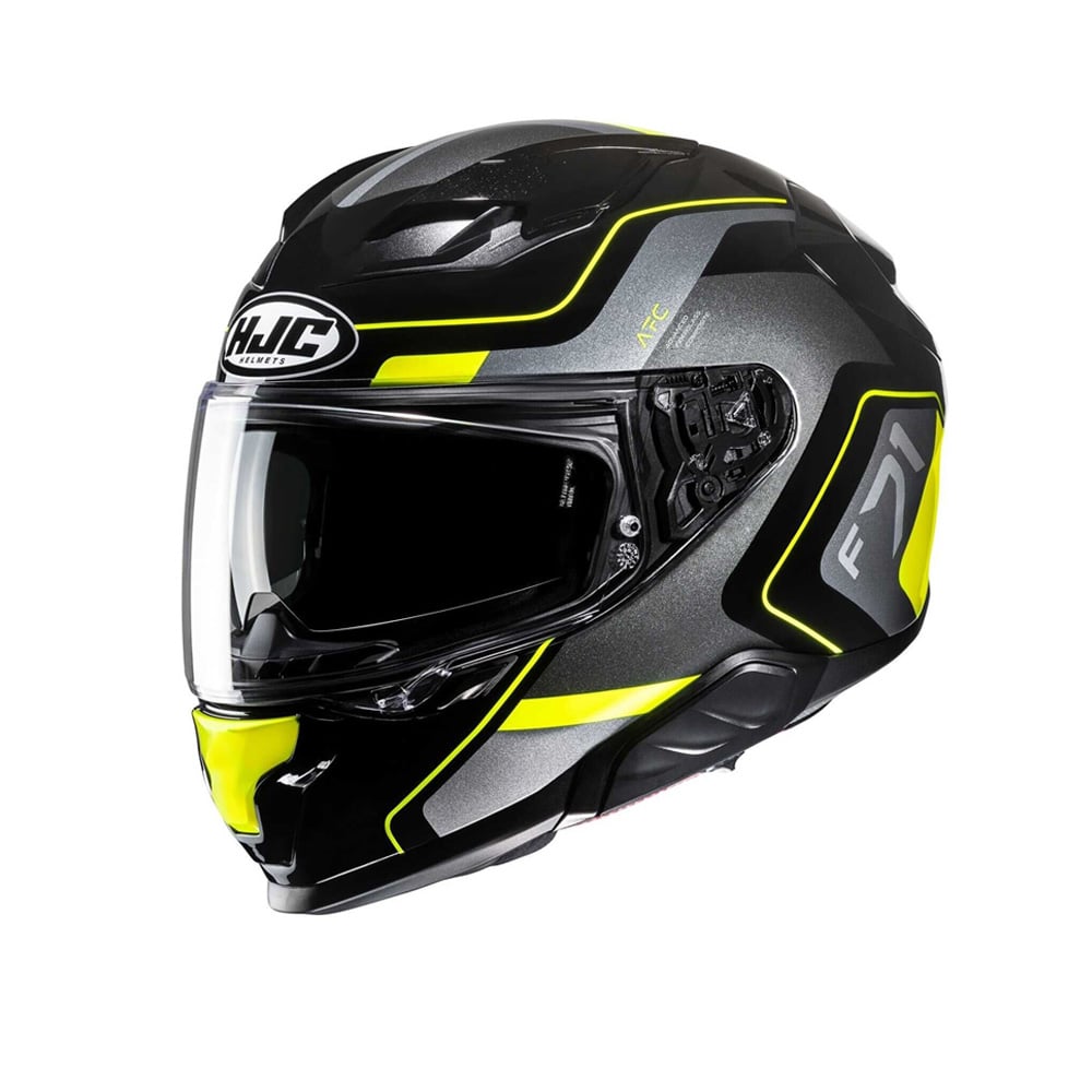 HJC F71 ARCAN MC3H gris amarillo turismo deportivo casco de moto (Maximo Moto)