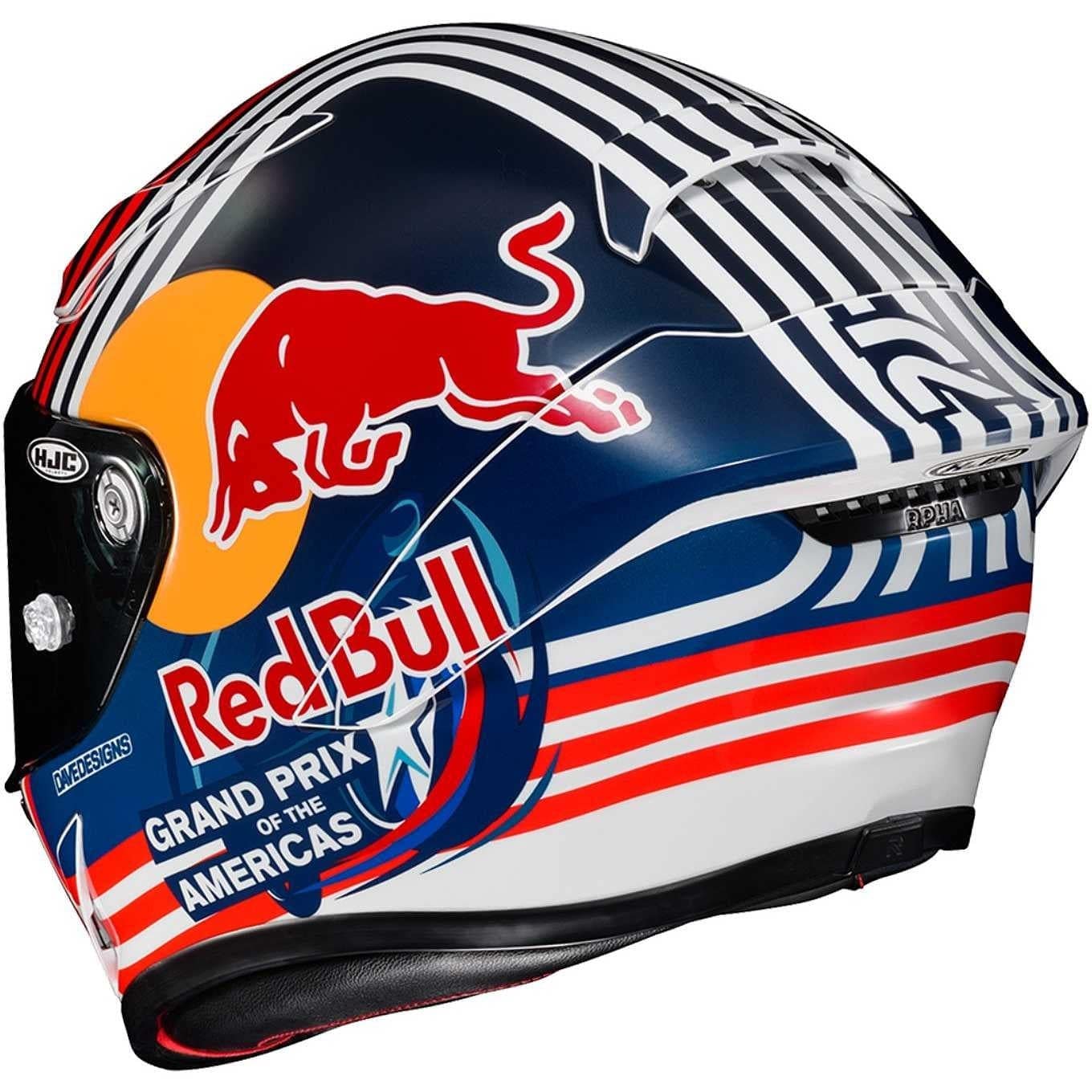 HJC BULL ROJO AUSTIN GP MOTO CASCO DE CARRERA COMPLETA