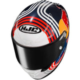 HJC BULL ROJO AUSTIN GP MOTO CASCO DE CARRERA COMPLETA