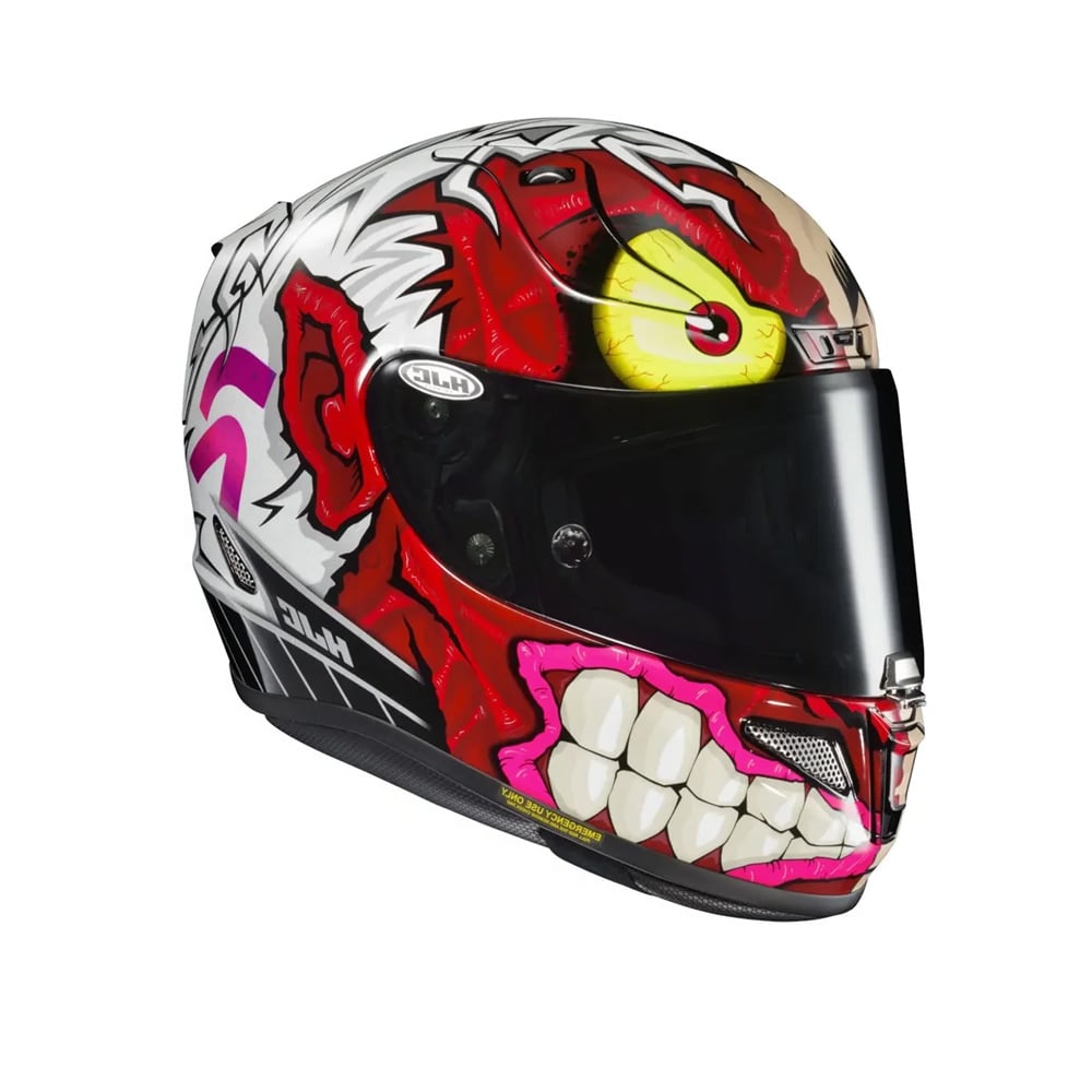 HJC RPHA 11 TWO FACE DC COMICS MC1SF CASCO INTEGRAL DE MOTOCICLETA - CASCO