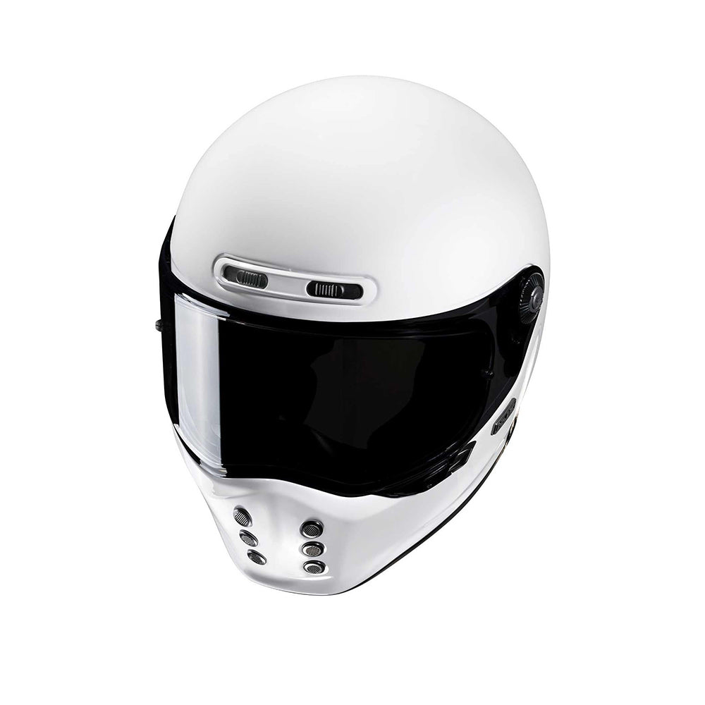 HJC V10 Racing Moto Blanco Integral Casco 