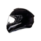 MT TARGO SOLID A1 CASCO INTEGRAL DE MOTO NEGRO BRILLO
