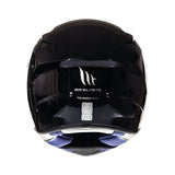 MT TARGO SOLID A1 CASCO INTEGRAL DE MOTO NEGRO BRILLO