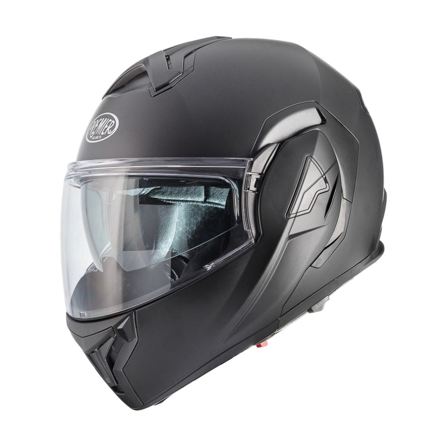 PREMIER X-CHARGER U9BM CASCO MODULAR DE MOTOCICLETA NEGRO