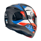 MT ATOM SV W17 A7 CASCO MODULAR DE MOTO AZUL PERLA BRILLO