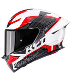 KYT CASCOS TT-REVO SPEEDING WHITE/RED E06