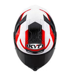 KYT CASCOS TT-REVO SPEEDING WHITE/RED E06