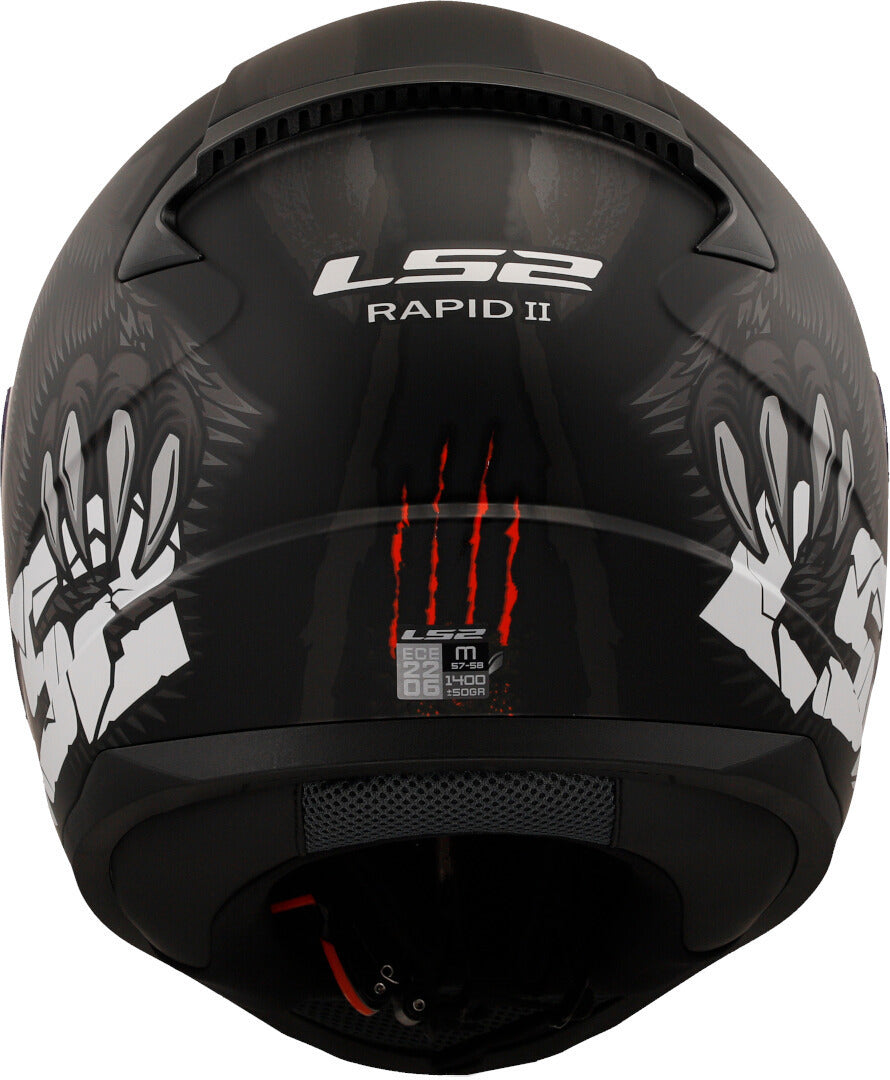 LS2 FF353 RAPID II CLAW BLACK-06 - SECURTEX MOTOR S.L (t/a MaximoMoto)