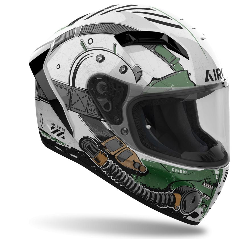 AIROH CONNOR ALLIGATOR GLOSS E06 - SECURTEX MOTOR S.L (t/a MaximoMoto)