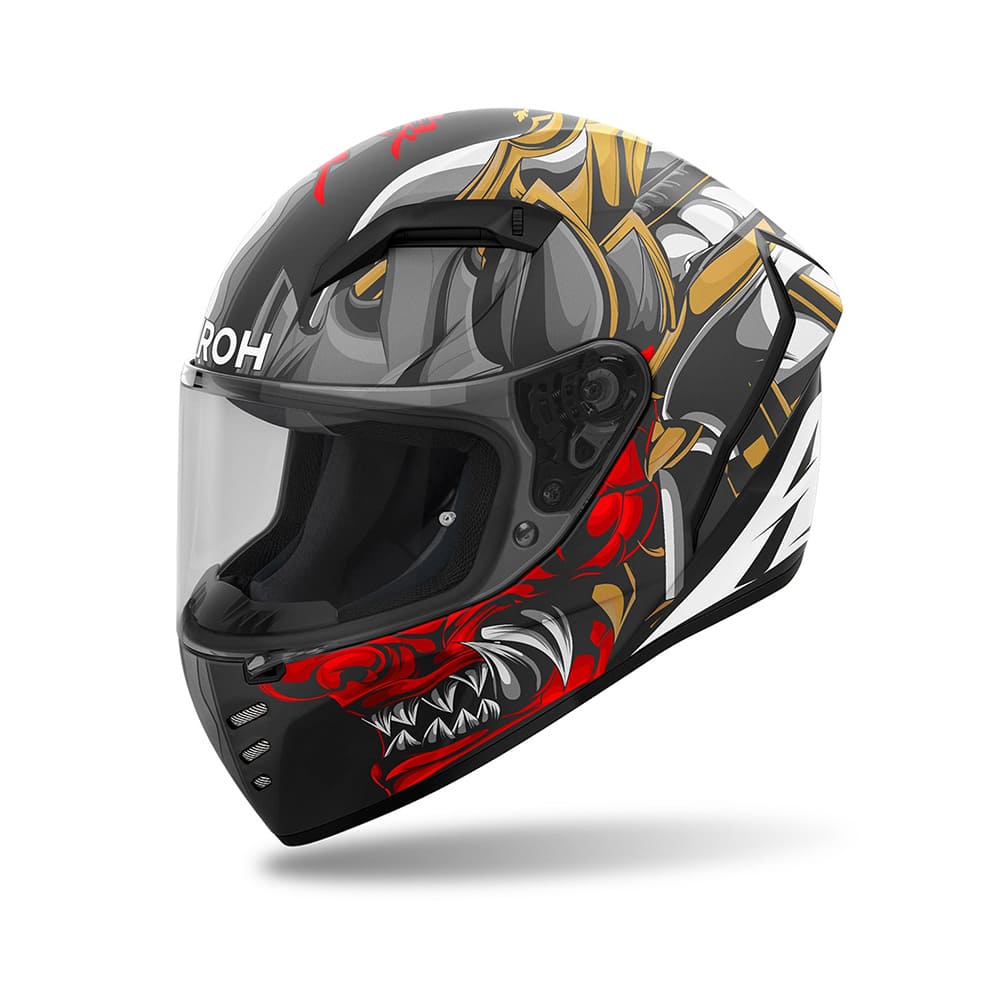 AIROH CONNOR SAMURAI Moto Integral Casco mate E06
