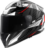 LS2 FF811 VECTOR II C SAVAGE WHITE RED GREY-06