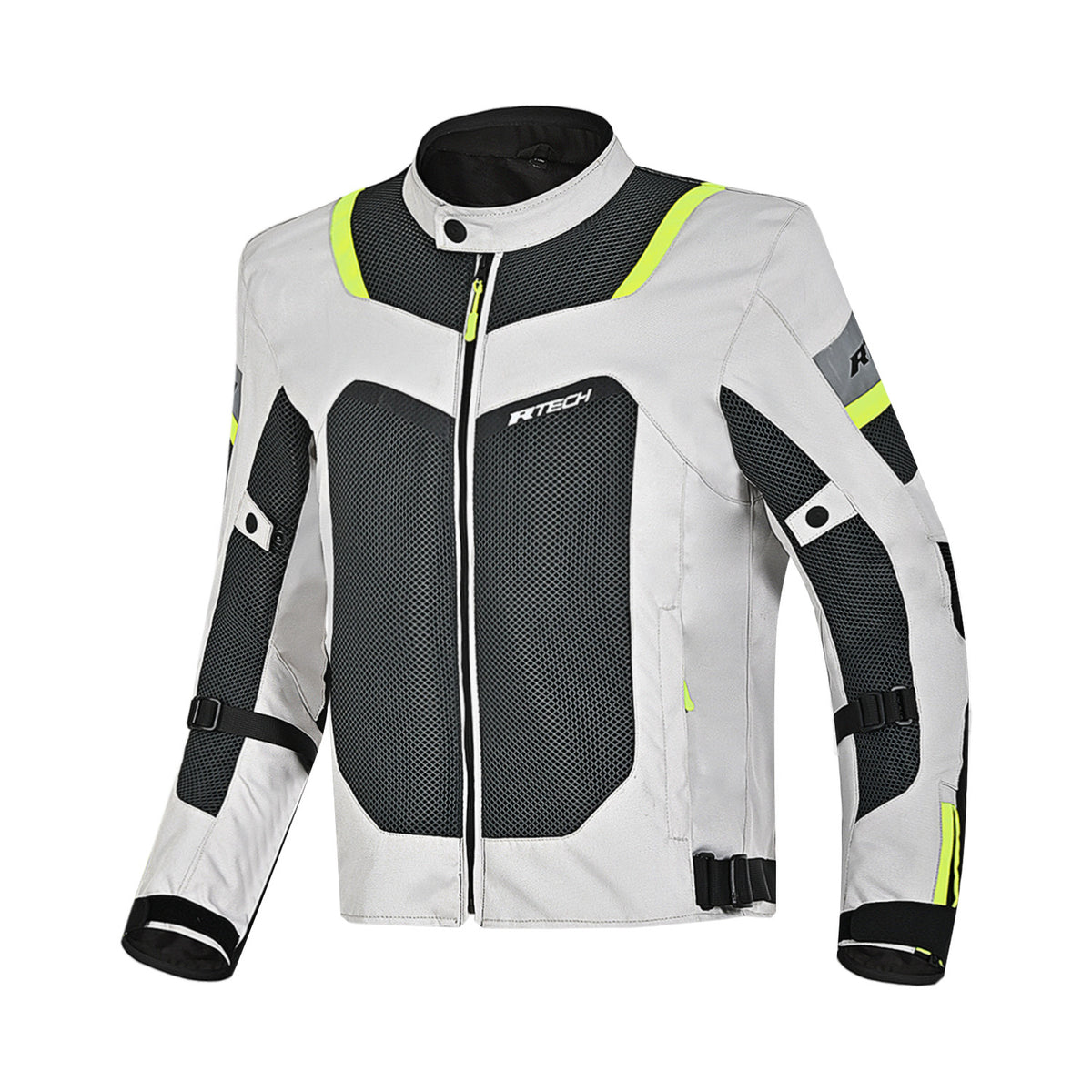R-TECH - SPIRAL MESH Hielo/Negro/Amarillo Fluo