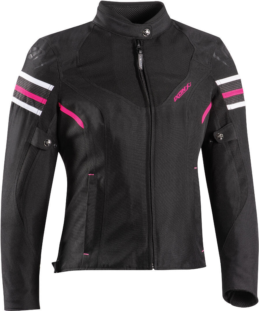 IXON ILANA EVO Moto Textil Mujer Chaqueta Negro Fucsia