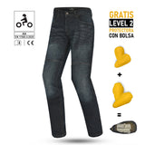 R-TECH - Pantalón Jeans Johny Azul Vaquero