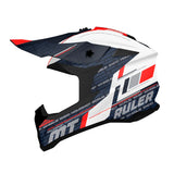 MT MX802B FALCON S RULER A15 CASCO ADVENTURO DE MOTO BRILLO