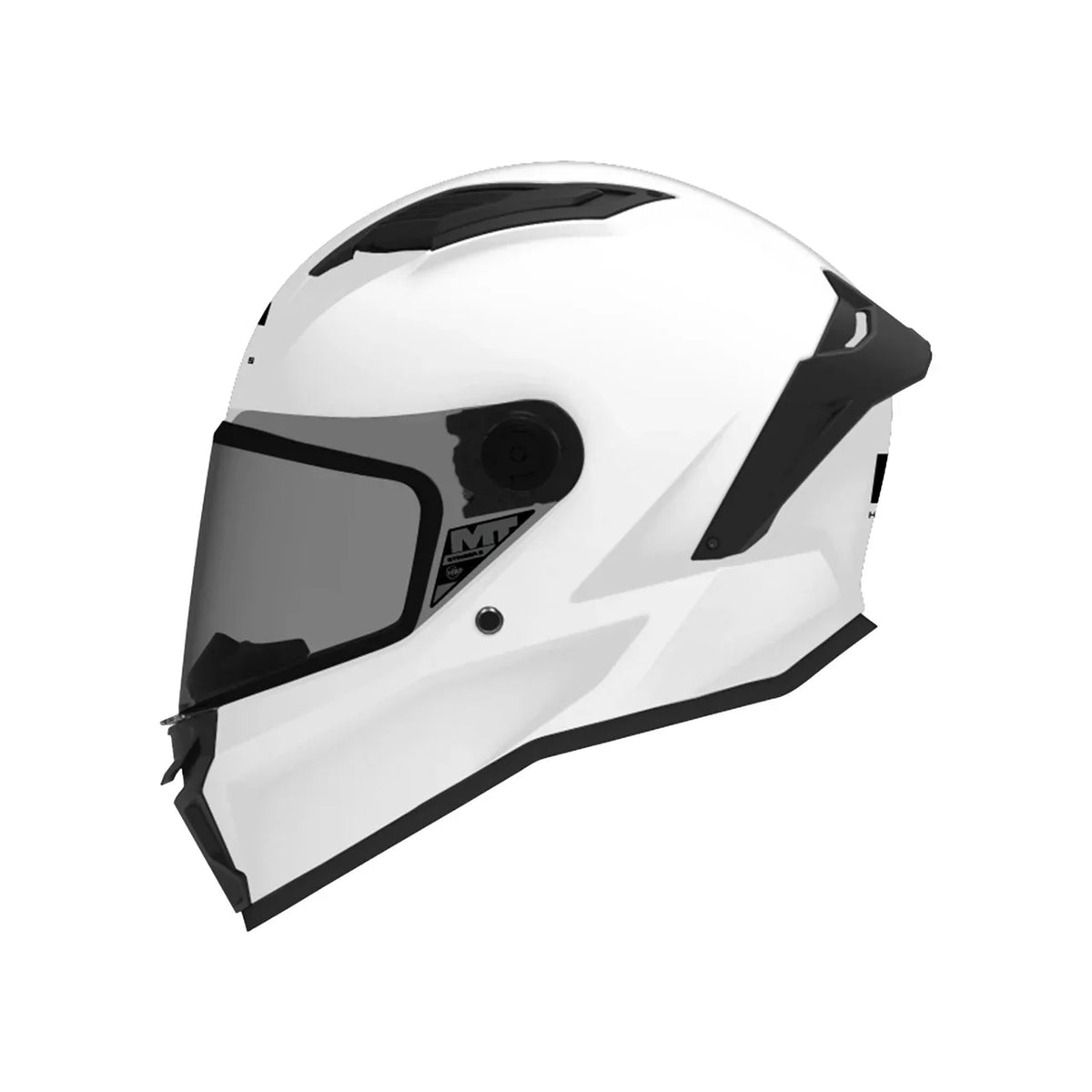 MT STINGER 2 YOUTH PURE A0 CASCO INTEGRAL DE MOTO BLANCO PERLA BRILLO