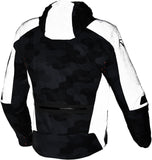 Macna Angle Hombre Chaqueta Textil Moto Negro Gris Camuflaje Blanco