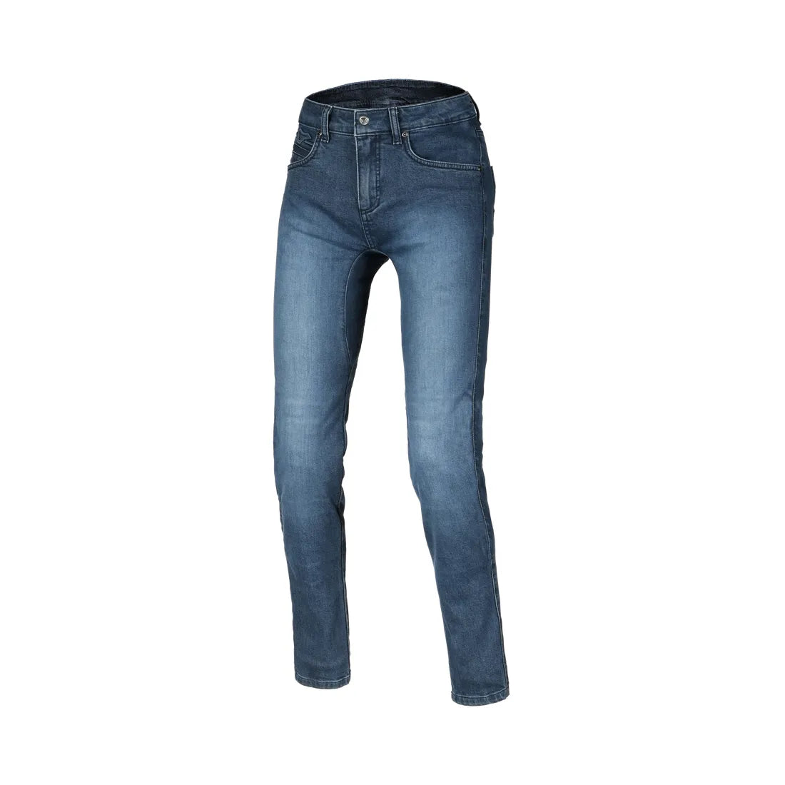 MACNA BLOOM Mujer Moto Corte Ajustado Vaqueros Azul