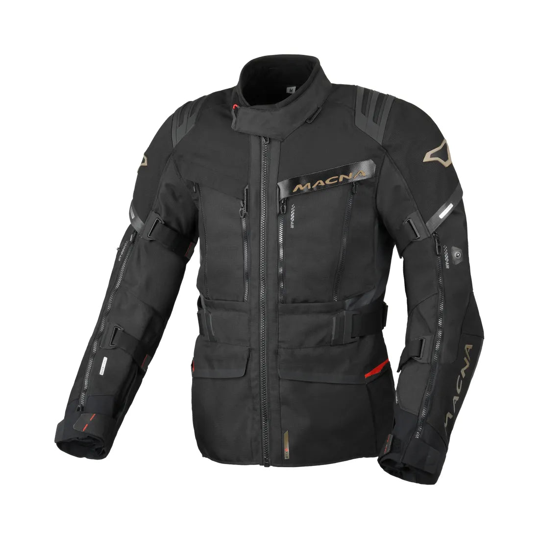 Macna Chieftane Chaqueta textil motocicleta negra