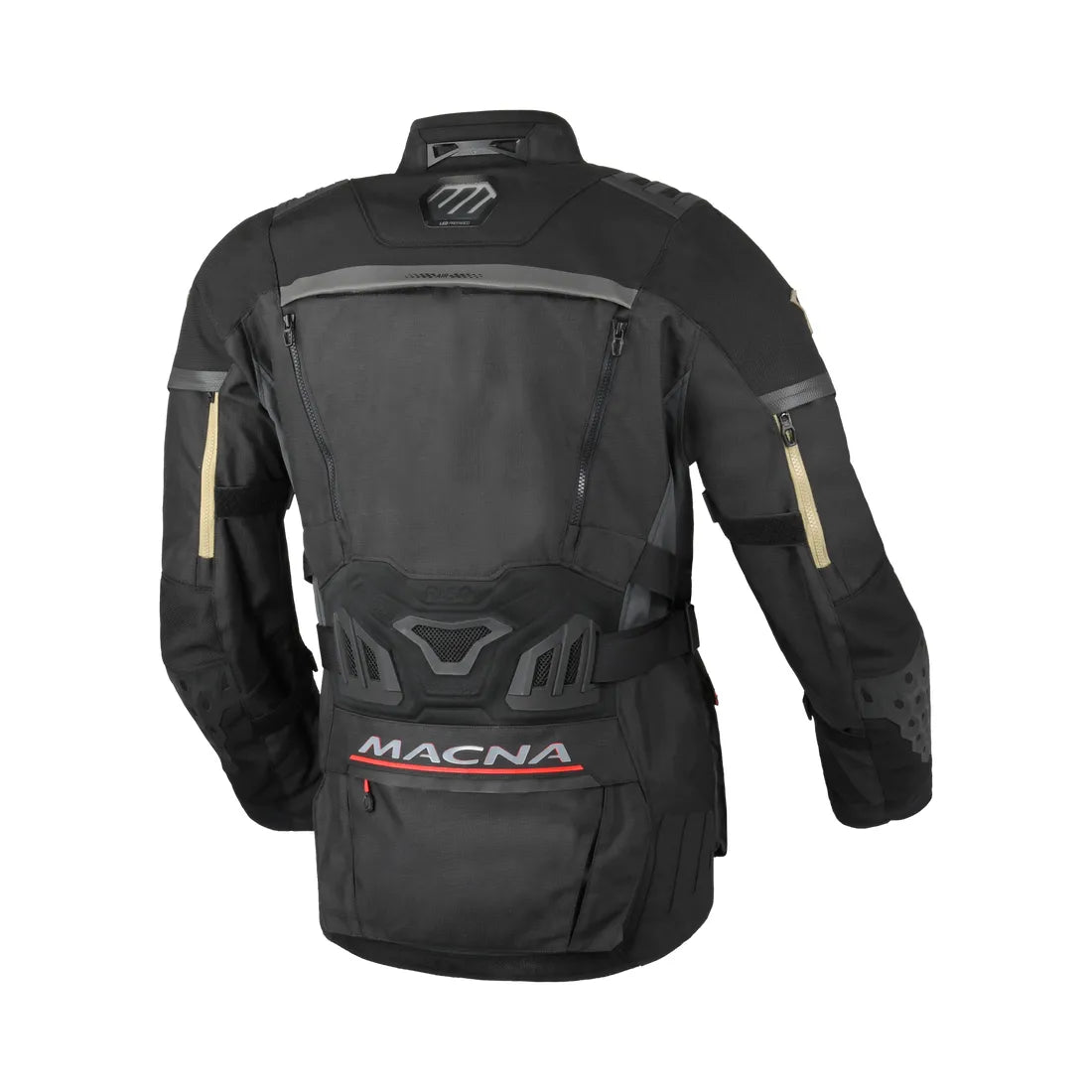 Macna Chieftane Chaqueta textil motocicleta negra