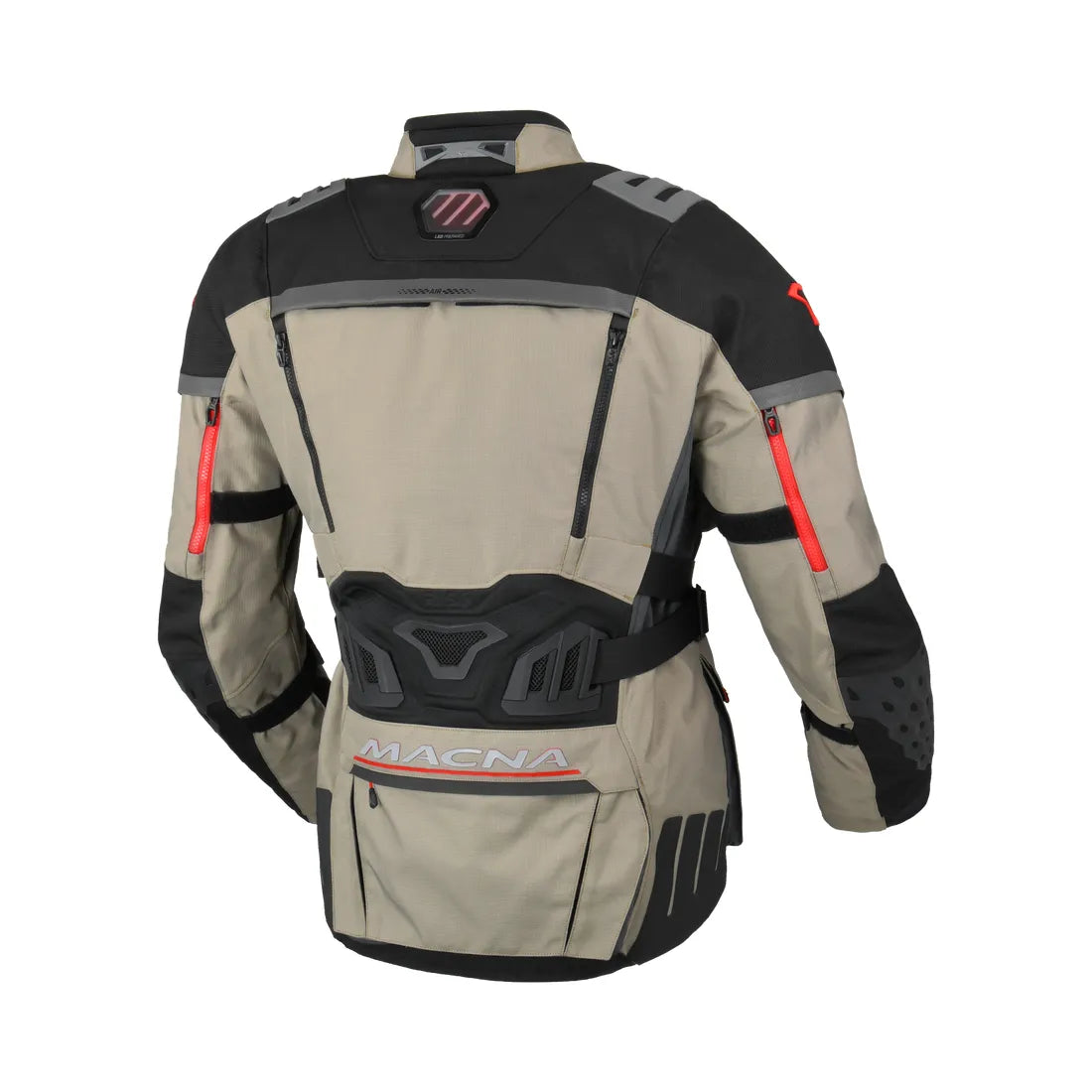 Macna Chieftane Aventura Touring Chaqueta Beige Negra