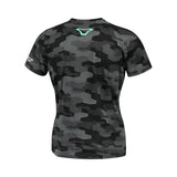Macna Dazzle Wing 2.0 Camiseta mujer Negro Gris Verde Menta