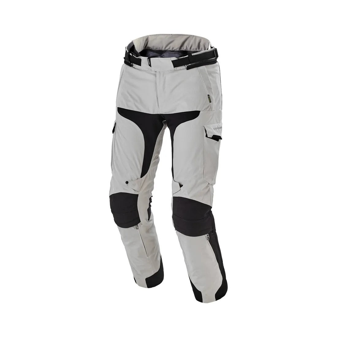 MACNA NOVADO HOMBRE PANTALONES MOTO CARRERAS GRIS CLARO NEGRO