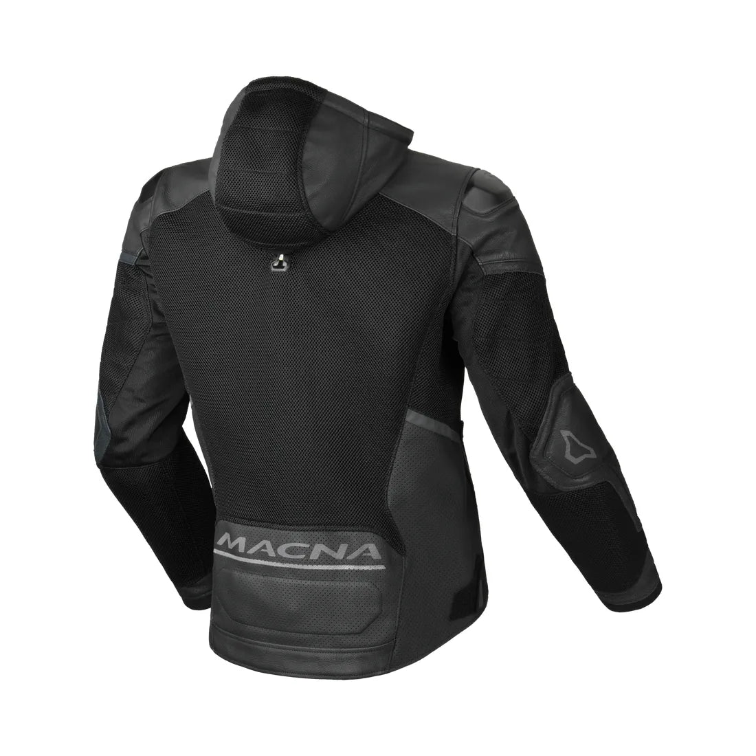 Macna Risant hombre Chaqueta textil cuero premium negro