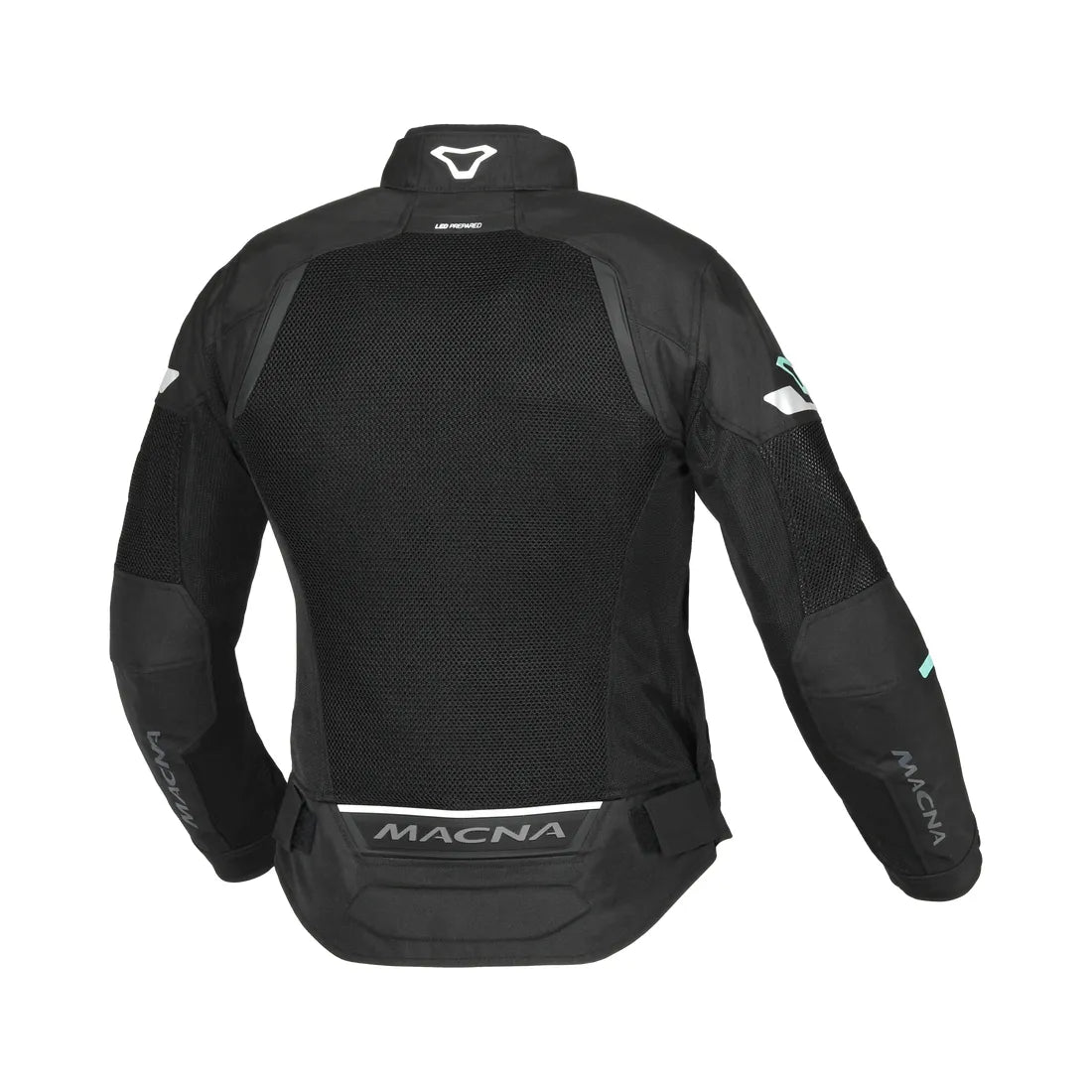 Macna Tondo mujer Chaqueta textil moto Negra