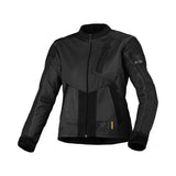 Macna Torida Chaqueta Mochila textil de moto para mujer Negro