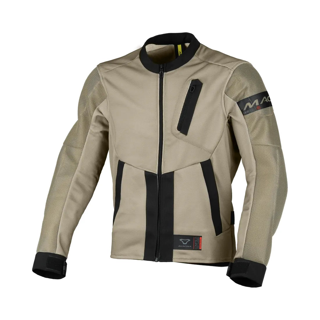 Macna Torido Man Chaqueta Mochila Textil Moto Negro Taupe