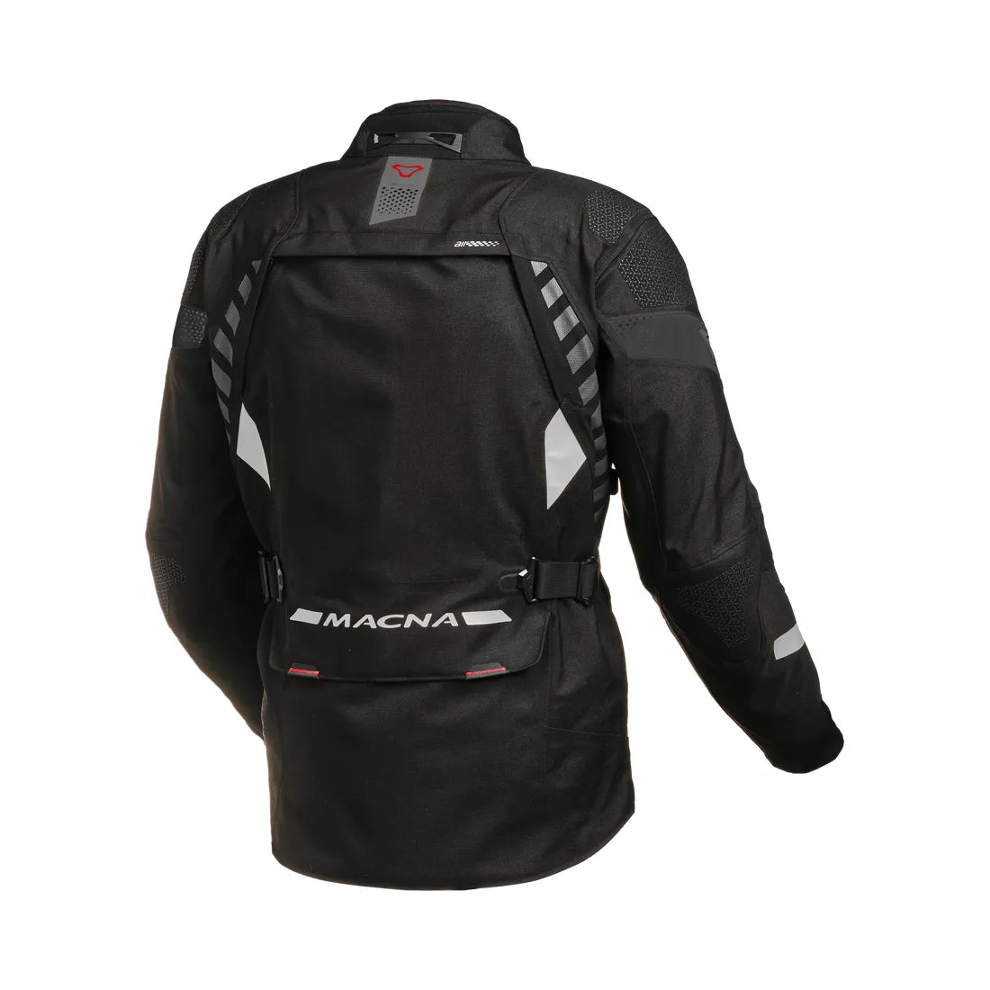 Macna Ultimax impermeable motocicleta chaqueta textil negro