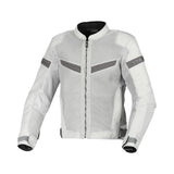 MACNA VELOTURA Hombre Textil Moto Chaqueta Gris Claro