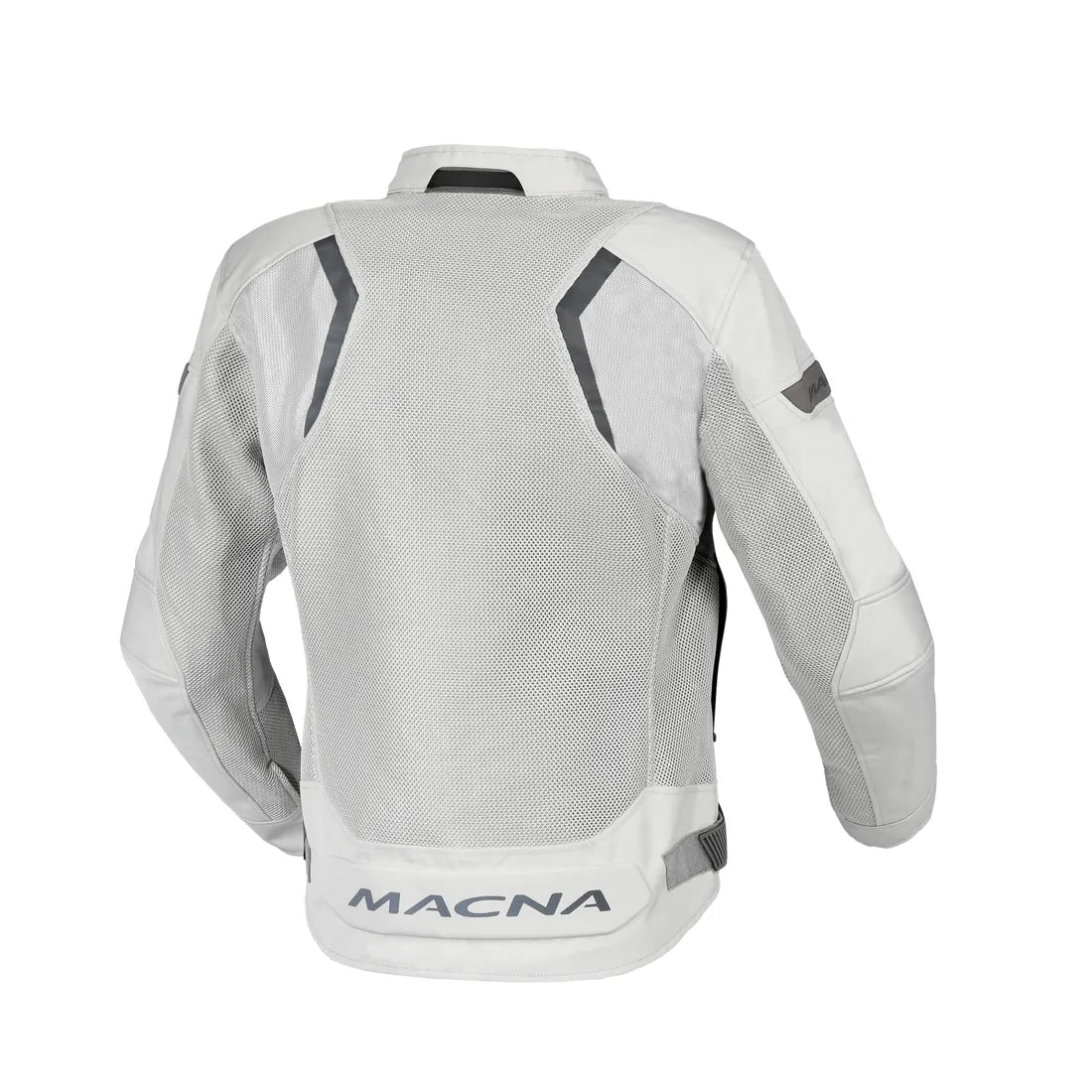 MACNA VELOTURA Hombre Textil Moto Chaqueta Gris Claro
