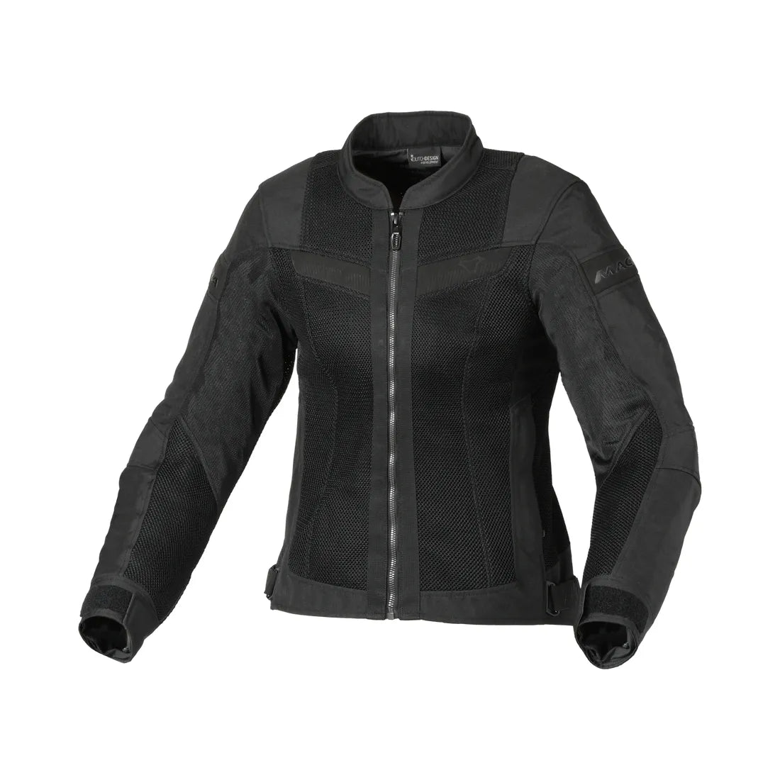MACNA VELOTURA Mujer Urbana Moto Chaqueta Negro
