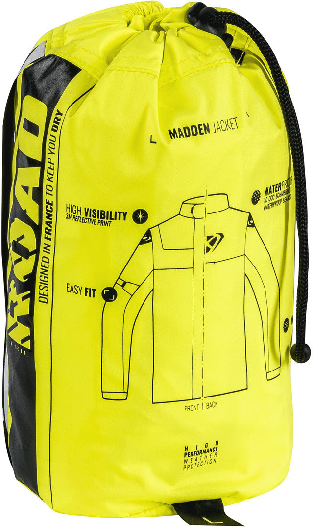 IXON MADDEN HOMBRE CHAQUETA LLUVIA AMARILLO NEÓN