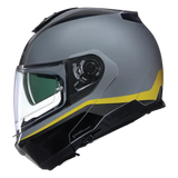 NOLAN N100-6 INCOGNITO 346 Modular Casco Grigio Giallo Nero