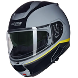 NOLAN N100-6 INCOGNITO 346 Modular Casco Grigio Giallo Nero
