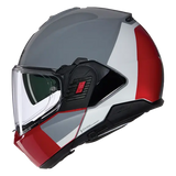 NOLAN N120-1 OMOCROMO 345 MODULAR CASCOS GRIGIO BIANCO ROSSO