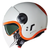NOLAN N21 VISOR OCIO 347 Jet Casco Perla Arancione