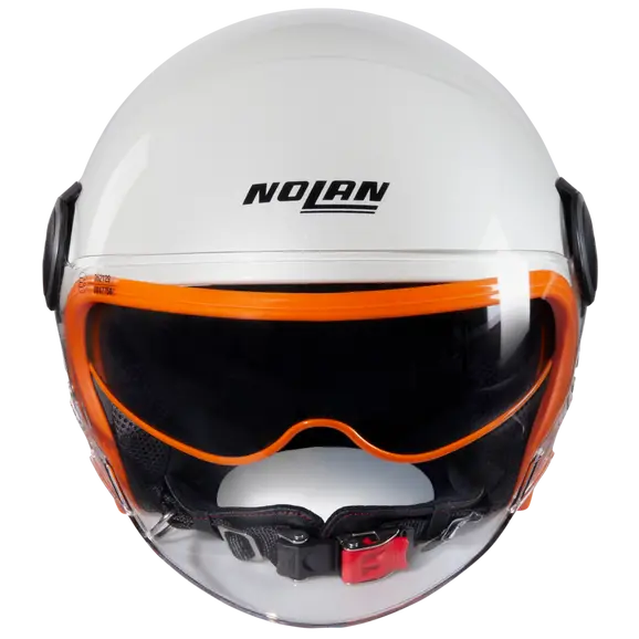 NOLAN N21 VISOR OCIO 347 Jet Casco Perla Arancione