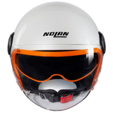 NOLAN N21 VISOR OCIO 347 Jet Casco Perla Arancione
