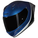 NOLAN VERNICIATURA SPECIALE 346 Integral Casco Azul Profondo Nero Argento 