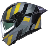 NOLAN  N60-6 Sport INTEGRAL CASCO GRIGIO GIALLO NERO 