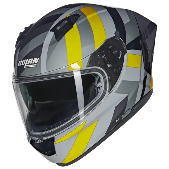 NOLAN  N60-6 Sport INTEGRAL CASCO GRIGIO GIALLO NERO 