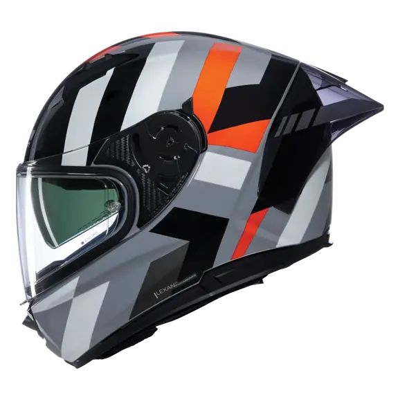 NOLAN N60-6 Sport Integral Casco Grigio Arancione Nero